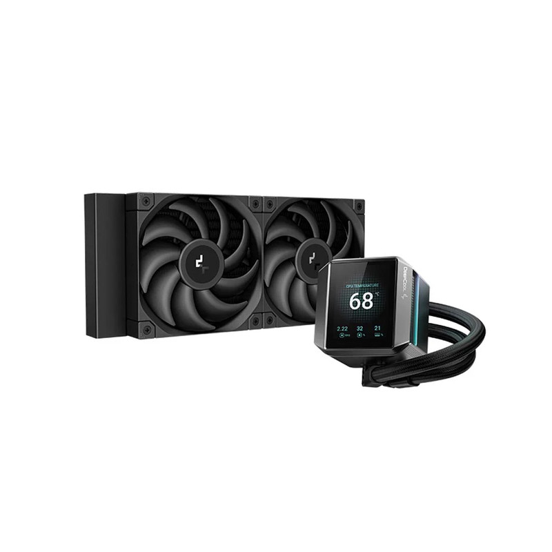 Deepcool Mystique 240 LCD 240mm AIO RGB CPU Liquid Cooler - مبرد